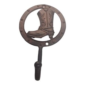 Boot Wall Hook Decorative Cowboy Metal Hanger
